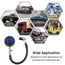 1Pc Digital LCD Tyre Tire Air Pump Pressure Gauge Tester 0-200PSI Car Motorcycle