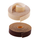 2Pcs 10 Meters Long DIY Crafts Leather Strap for Belt 15mm Wide Beige Brown