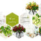 12x Artificial Flower Berries For Wedding Home Party Decor Photo Props Blue