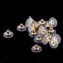 50 Pieces Silicone Earring Back Stoppers Findings Ear Nut Backings Ear Post