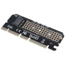 M.2 NVMe SSD NGFF to PCIE 3.0 X16 Adapter M Key Interface Card Suppor PCI