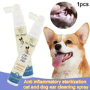 40ml Pet Cat Dogs Ear Cleaning Supplies Prevent Ear Mite Anti-inflammatory Spray