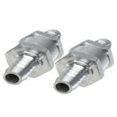 2x 6mm Aluminium Fuel Line One Way Non Return Check Valve Petrol Useful CPR KHS