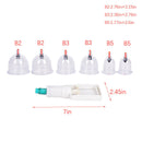 1Set Massager Cans Vacuum Cupping Set Thicker Magnetic Aspirating Cup Cans  BX