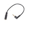3.5mm 3pole Audio Stereo Male To Female 90Degree Right Angled Extension Cable TO