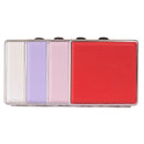 Pink Leather Cigarette Case Stainless Steel Cigarette Box Smoking Case Pro HOT