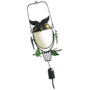 Solar Power Owl Bird Hanging Garden Colorful Night Light Outdoor Party Holiday
