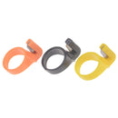 3X plastic sewing thimble ring with blade finger thimble thread cutter DIY to BX