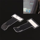 5Pcs Portable Car Windscreen Parking Ticket Clear Permit Holder Clip Stic JR