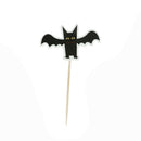 24pcs Halloween Cake Cupcake Topper Picks for Halloween Cake Table Decor JR
