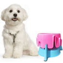 Pet Slow Food Feeder Height Adjustable Lovely Cake Shape Durable Multifunct