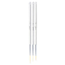 Pack of 3 Professional Nail Art Drawing Painting Pen Brush Detailer Liner Brush