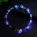 Beach Party Crown Led Flower Headband Light Up Hair Wreath Hairband Garland S1Z1