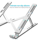 Laptop Stand Portable 6 Heights Adjustable Aluminum Desktop Ventilated Cool R3A7