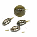4Pcs/Set Method Feeder Carp Fishing Feeder For Fishing Combo Inline with Mo