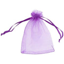 30 PCS Gift Bag Purple Organza Jewelry Pouch U1D5