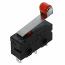 AC 250V 5A SPDT 1NO 1NC Momentary Hinge Roller Lever Micro Switches 3 Pins