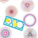 Plastic Spirograph Geometric Ruler Stencil Spiral Students Drawing Toys Gift 1x