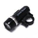 1pc 5 led power beam black front light head light torch lamp for bicycle bike 3C