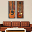 Natural View Wall Art Paintings Hanging Pictures Guitar Canvas Printing Pictures