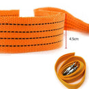 3T Withstand Tension Heavy Duty Recovery Tow Strap with Hooks Car Emergency Y6Y7