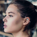 Stainless Steel Earrings Piercing Long Ear Stud Ornament Women Jewelry Gift