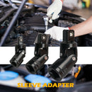 3pcs Ratchet Wrench Socket Adapter 1/4 3/8 1/2 Universal Extension Adapter
