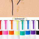 6pcs Waterproof Permanent Paint Marker Pen For Car Tyre Tire Tread Rubber EBB