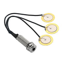 1pc 6.35mm Pickup Piezo 3 Transducer for Acoustic Guitar Ukulele Mandolin