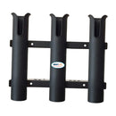 Black 3 Tubes Link Fishing Rod Racks Fishing Rod Racks Holder for Marine Boat