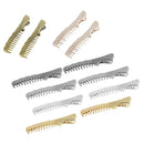 12x Hair Clips Alligator Barrette Clip With Teeth No Slippery Duckbill Clip