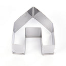 Mini Gingerbread House Cookie Cutter Set 3 Pieces Stainless Steel Biscuit Mold