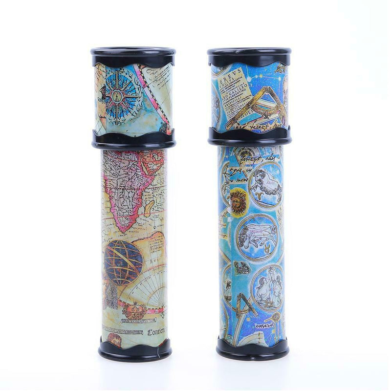 Rotating Kaleidoscopes Colorful World Preschool Toys Kid Children(20cm)