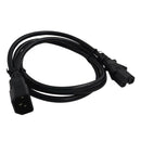 2x IEC320 C14 Male To C15 Female C14-C15-Cable Power Cord UPS Server Kit