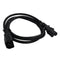 2x IEC320 C14 Male To C15 Female C14-C15-Cable Power Cord UPS Server Kit
