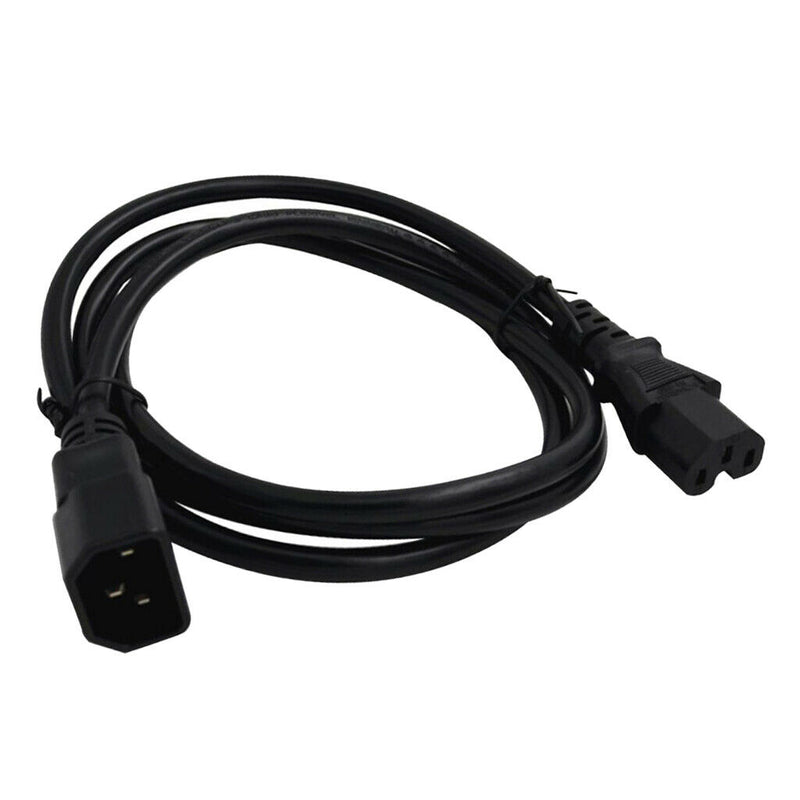 2x IEC320 C14 Male To C15 Female C14-C15-Cable Power Cord UPS Server Kit