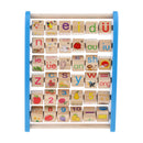 Wooden Alphabet and Number Abacus | Colorful Alphabet and Number Tiles | Kids
