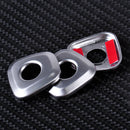 4X Interior Door Lock Pin Trim Cover Chrome Button Decor fit for BMW X1 F48 2016