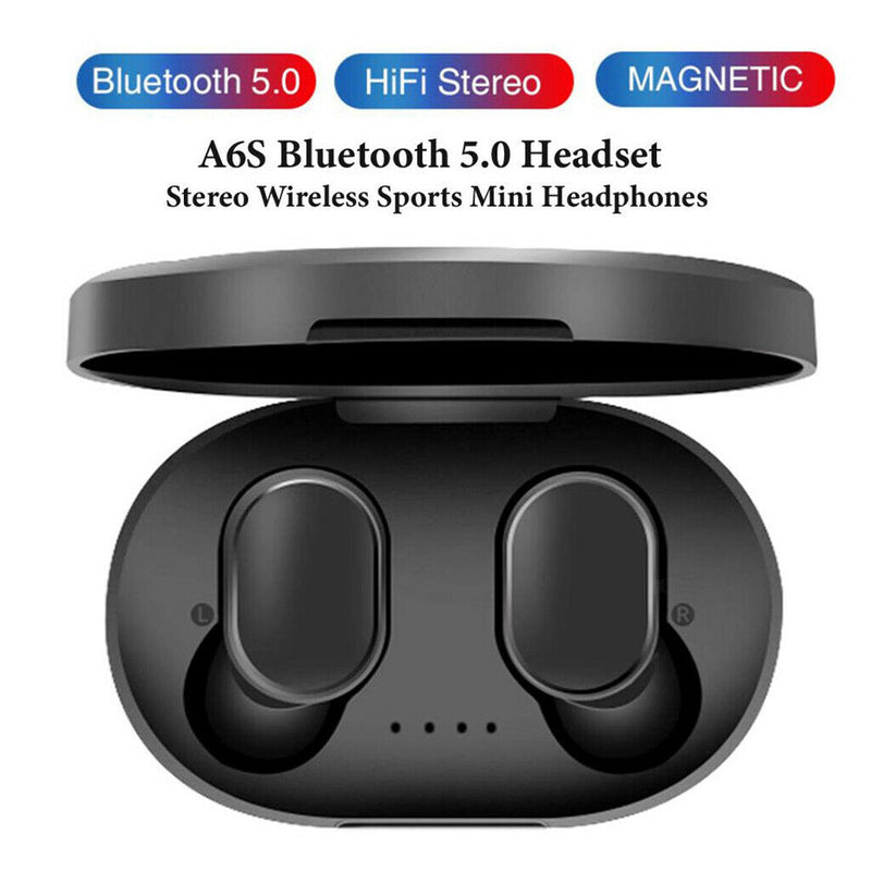 Mini A6S Wireless Earphone Headphone Headset Earbuds Sports Exercise Running