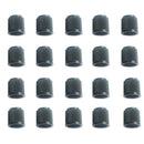 20 Pack Black Tire Stem Valve Caps, Dustproof Tyre Cap for Cars, SUVs, Bike