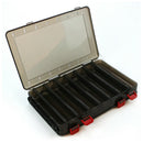 Storage Double Sided Bails Hooks Transparent Cover Fishing Tackle Box Sport