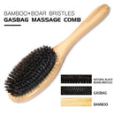 Bluezoo Wood Hair Comb Mini Portable Beech Hairbrush Hog Balloon Hair Brush