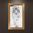 White Tiger 5D Diamond Embroidery Painting Cross Stitch Craft Home Decor