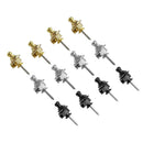 12 Pieces Guitar Strap Lock Button Buckle for Acoustic Electric Guitar Parts