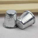10 Dressmakers Metal Finger Thimble Protector Sewing Neddle Shield 1.8 cm
