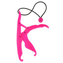 Floating Fish Grip Fishing Lip Grip Gripper Grabber Plier with Lanyard Pink