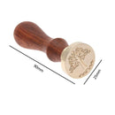 Copper Head Wax Sealing Stamp DIY Envelope Card Decor Seal with Handle(F002
