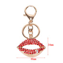 1PC Hot Key Chain Lipstick Keyring Purse Bag Crystal Charm Pendant Necklace Gi_