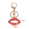 1PC Hot Key Chain Lipstick Keyring Purse Bag Crystal Charm Pendant Necklace Gi_