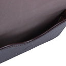 Magnetic Flip Leather Business Credit Card Case Holder Brown L2M8